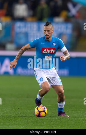 Udine, Italia. Xix Nov, 2016. Marek Hamsik (Napoli) Calcio/Calcetto : Italiano 'Serie A' match tra Udinese 1-2 SSC Napoli in Dacia Arena di Udine, Italia . © Maurizio Borsari/AFLO/Alamy Live News Foto Stock