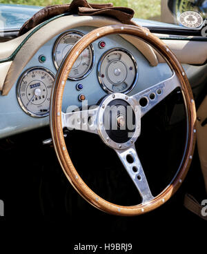Porsche Speedster interno Foto Stock