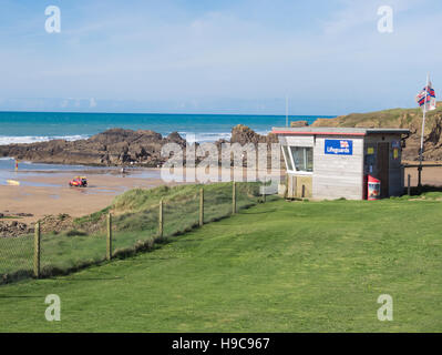 Crooklets Beach, Bude, North Cornwall, England, Regno Unito Foto Stock