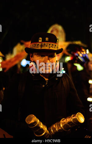 Il carnevale di natale halifax nello Yorkshire Foto Stock