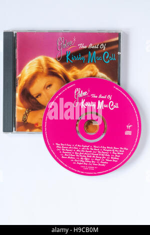 Il meglio di Kirsty MacColl CD compact disc isolato su sfondo bianco Foto Stock