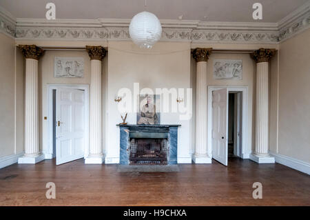 All'interno del castello Greco-Palladian Goring, un grado 1 elencati di casa di campagna vicino a Worthing, West Sussex. Foto Stock