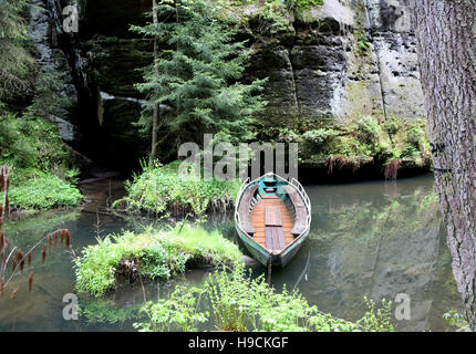 Chiusa in Hinterhermsdorf Foto Stock