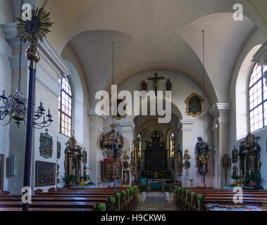 Artstetten-Pöbring: chiesa di Schloss Artstetten Castello, Donau Niederösterreich, Austria Inferiore, Austria Foto Stock