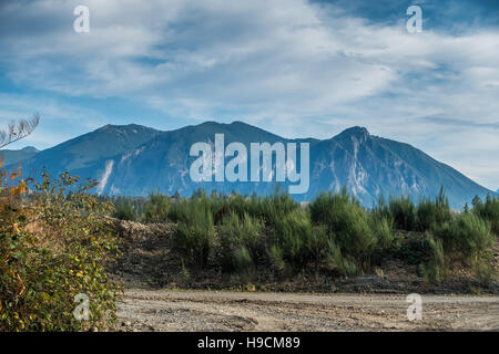 Una vista del monte Si in North Bend, Washington. Foto Stock