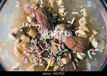 Asure cibo close up shot. Asure è un tradizionale cibo islamica. Foto Stock