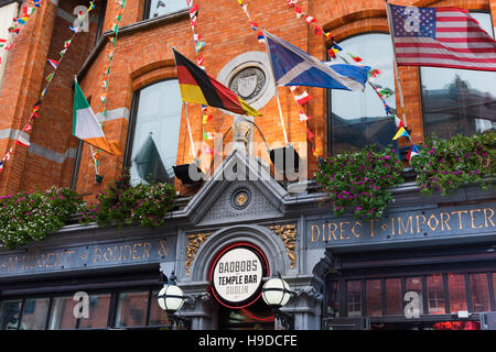 Badbobs Temple Bar di Dublino in Irlanda Foto Stock