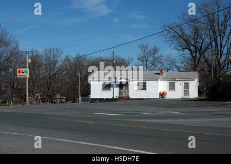 Mangum Store Hwy 200 & 218 di Monroe, NC Foto Stock