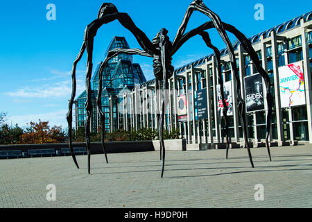 Spider scultura davanti alla National Gallery of Canada, Ottawa, Canada Foto Stock