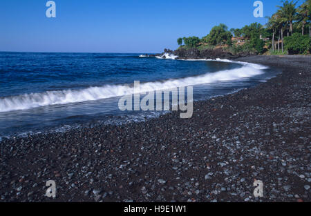 Costa a Tulamben, Bali, Indonesia Foto Stock