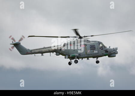 Royal Navy Westland Lynx HMA.8 ZD257 elicottero a Biggin Hill Air Show 2014 Foto Stock