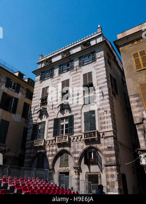 Architettura in Genova liguria italia Foto Stock