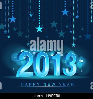 Felice Anno Nuovo sfondo Illustrazione Vettoriale