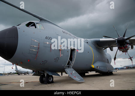 Airbus A400M Atlas piano di trasporto. Royal Airforce aerei militari. Foto Stock
