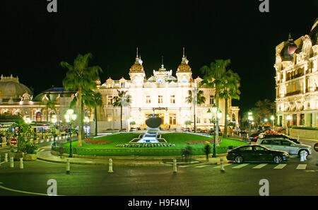 Il Casinò di lusso Square è il posto migliore per godere la vista della splendida Monte Carlo i punti di riferimento Foto Stock