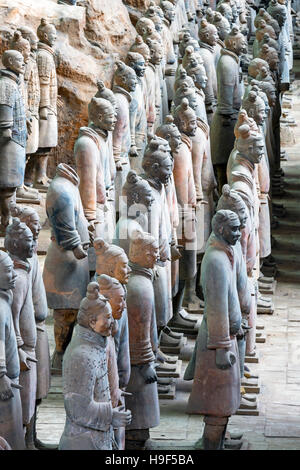 Museo di Qin Guerrieri di Terracotta, Xian, Cina Foto Stock