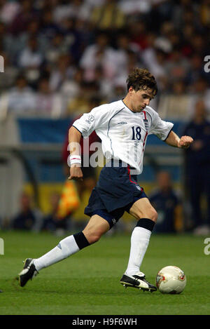 OWEN HARGREAVES INGHILTERRA & Bayern Monaco di Baviera SAITANA SAITANA GIAPPONE 02 Giugno 2002 Foto Stock