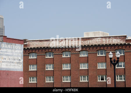 Skyline di Omaha, Nebraska, Stati Uniti d'America. Foto Stock