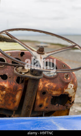Lytham cockle trattori Foto Stock