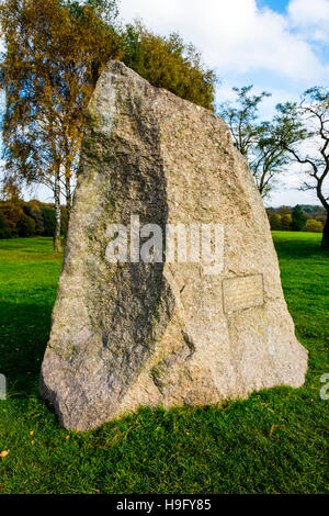 Il monumento papale, Heaton Park, Manchester, Inghilterra, Regno Unito. Commemora la visita di Papa Giovanni Paolo II nel 1982. Foto Stock