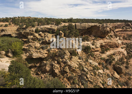 Utah, Blanding, Mule Canyon, paesaggio Foto Stock