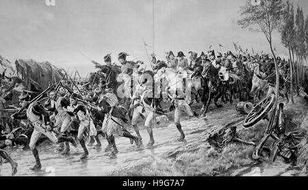 Dopo la battaglia di Waterloo, combattuta su Domenica, 18 giugno 1815 Foto Stock