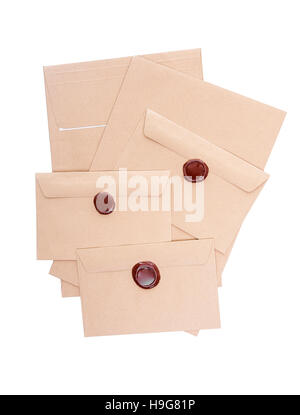 Buste postali corrispondenza. Foto Stock
