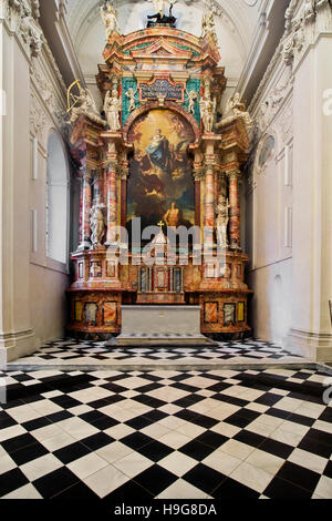 Altare nel Katharinenkirche, la chiesa di Santa Caterina e il mausoleo di Graz, Stiria, Austria, Europa Foto Stock