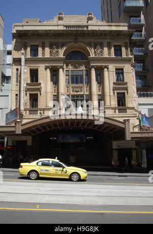 Regent Theatre di Collins Street, costruito nel 1929, il teatro musicale, protetto edificio storico, Melbourne, Victoria, Australia Foto Stock