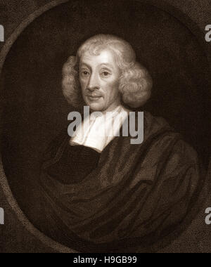 John Ray o Wray, Johannes Raius, 1627-1705, un naturalista inglese Foto Stock