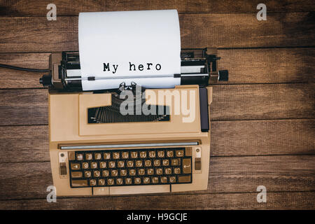 Immagine composita del mio messaggio hero Foto Stock