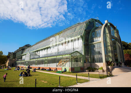 Serra nel Jardin des Plantes a Parigi, Francia Foto Stock