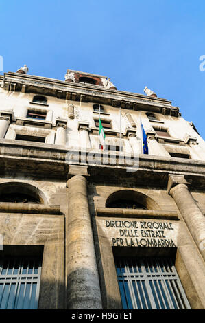 Direzione Regionale delle entrate per la Lombardia (direzione regionale delle entrate per la Lombardia) edificio, Milano Foto Stock