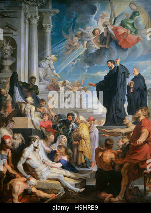 Peter Paul Rubens ' 1577 - 1640 ) il miracolo di Saint Francois Xavier Foto Stock