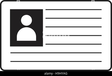 Carta d'identità Illustrazione Vettoriale