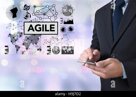 Agilità Agile agile Quick Fast Concept Foto Stock