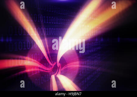 Immagine composita di Gorgo Rosso con luce arancione Foto Stock