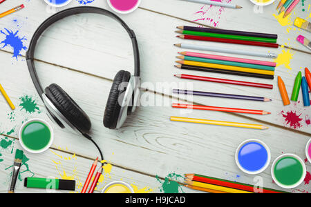 Immagine composita del telaio di alimentazione arte Foto Stock