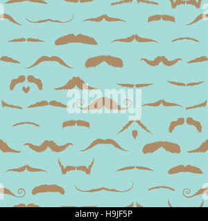 Immagine composita di mustaches Foto Stock