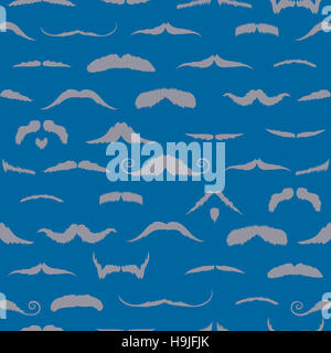 Immagine composita di mustaches Foto Stock