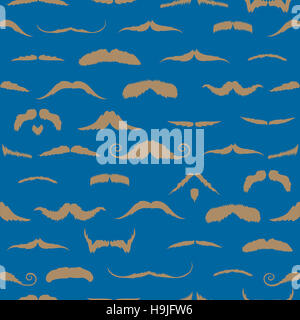 Immagine composita di mustaches Foto Stock