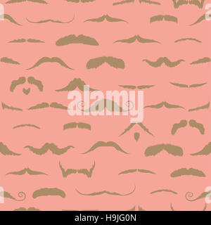 Immagine composita di mustaches Foto Stock