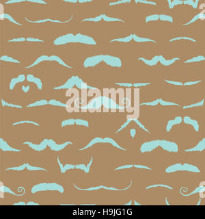 Immagine composita di mustaches Foto Stock