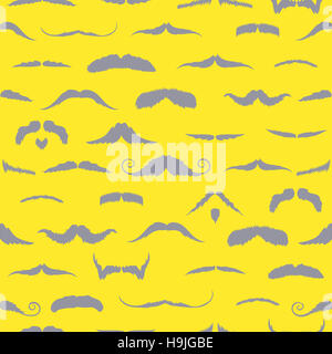 Immagine composita di mustaches Foto Stock