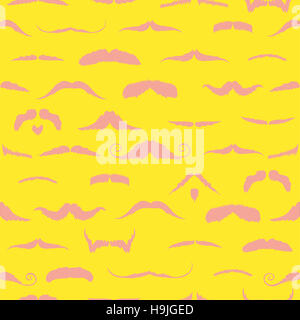 Immagine composita di mustaches Foto Stock