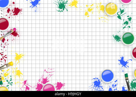 Immagine composita del telaio di alimentazione arte Foto Stock