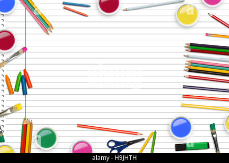 Immagine composita del telaio di alimentazione arte Foto Stock