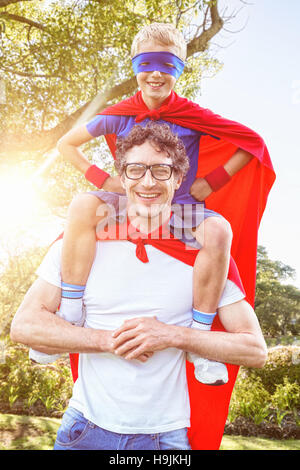 Immagine composita della vista del bellissimo paesaggio Foto Stock