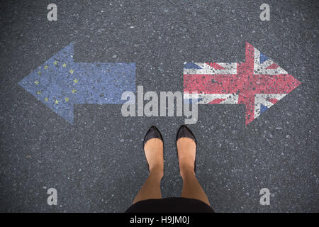Immagine composita di businesswomans piedi Foto Stock