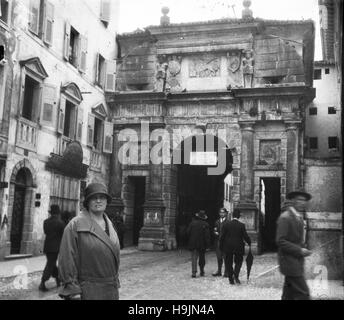 Belluno Italia settentrionale 1924 Foto Stock